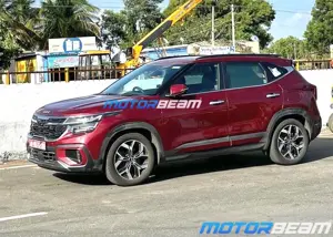 2024 Kia Seltos Spotted (Image Source - Motorbeam)