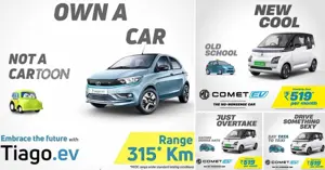 Tata Tiago EV vs MG Comet EV