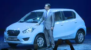 Datsun GO 3-Quarter Front 'White'