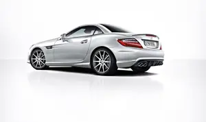 2014 Mercedes SLK 55 AMG Rear 3-Quarter