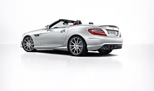 2014 Mercedes SLK 55 AMG Rear 3-Quarter
