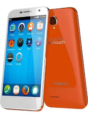 Alcatel One Touch Fire E Front & Rear View