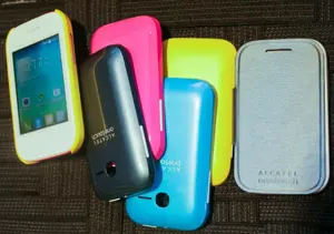 Alcatel One Touch Pop Fit Front & Rear View