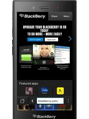 BlackBerry Z3 Front View