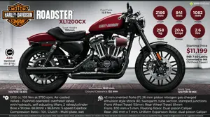 2016 Harley-Davidson Roadster XL1200CX – Live Your Legend