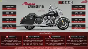 2016 Indian Springfield - Pure Riding Experience