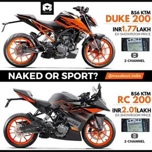 Which One Would You Choose - 2020 KTM Duke 200 or RC 200?