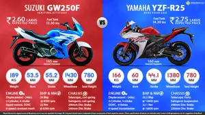 Suzuki GW250F vs. Yamaha YZF-R25