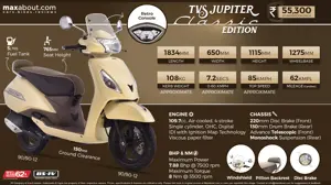 Quick Facts About TVS Jupiter Classic Edition
