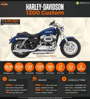 Harley Davidson 1200 Custom - This Machine Truly Shines