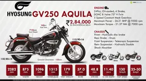 Quick Facts About Hyosung GV250 Aquila