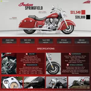 Indian Springfield - Pure Riding Experience