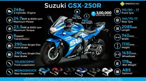Fast Facts About Suzuki GSX-250R (Gixxer 250)