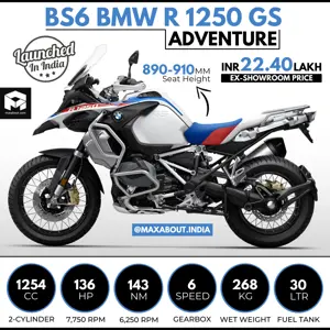 BS6 2021 BMW R1250GS Adventure Launched in India