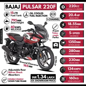 Bajaj Pulsar 220F: All You Need to Know