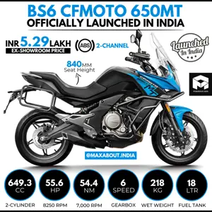 BS6 CFMoto 650MT Launched in India