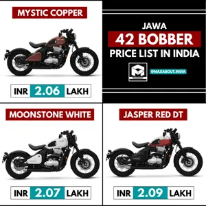 New Jawa 42 Bobber Price List in India
