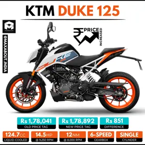 2023 KTM Duke 125 OBD2 Launched in India - Price Increased!