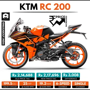 2023 KTM RC 200 OBD2 Launched in India - Price Increased!