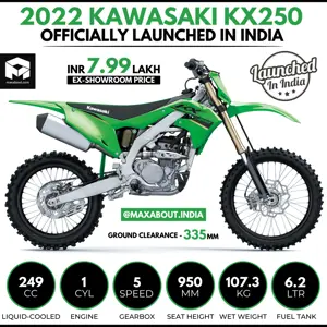 2022 Kawasaki KX250 Launched in India