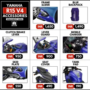 Yamaha R15 V4 Accessories Price List (June 2022)