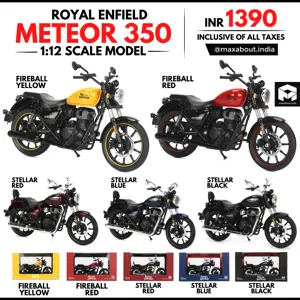 1:12 Royal Enfield Meteor 350 Scale Model Price and Colour Options