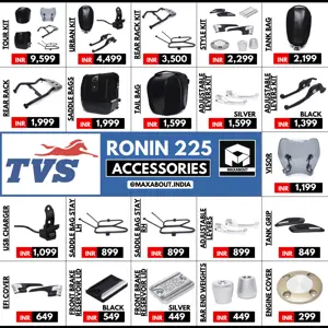 TVS Ronin Official Accessories Price List