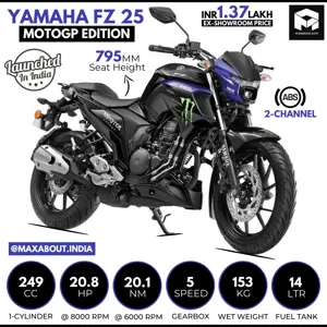 Yamaha FZ 25 MotoGP (Monster Energy) Edition Launched!