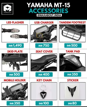 Yamaha MT-15 Accessories Official Price List