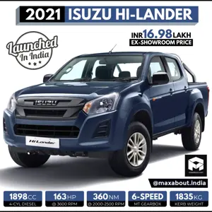 2021 Isuzu Hi-Lander Launched in India