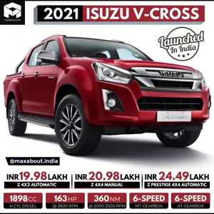 2021 Isuzu V-Cross Launched in India