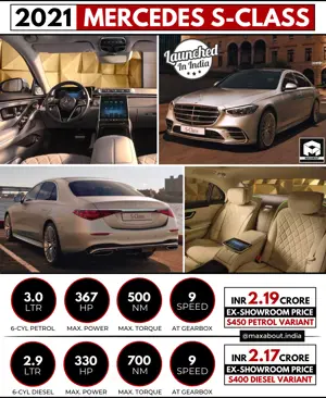2021 Mercedes S-Class Launched in India