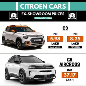 2023 Citroen Cars Price List in India