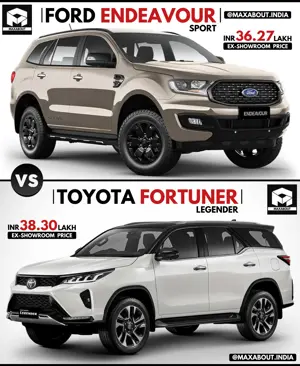 Which One is Your All-Time Favourite: Ford Endeavour or Toyota Fortuner?
