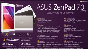 Quik Facts - ASUS ZenPad 7.0 Z370CG