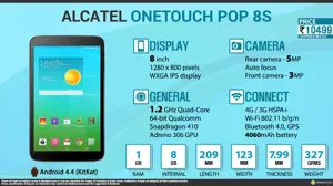 Quick Facts - Alcatel OneTouch Pop 8S