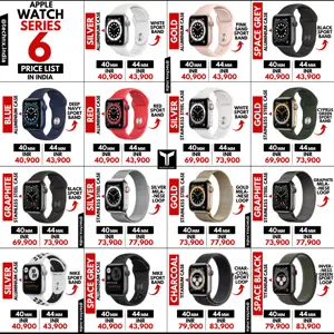 Apple Watch Series 6 Price List in India