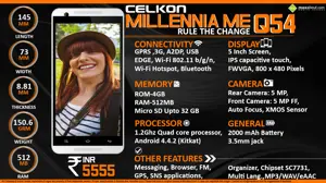 Quick Facts - Celkon Millennia ME Q54