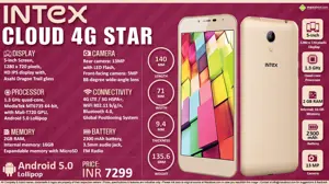 Quick Facts - Intex Cloud 4G Star