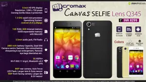 Quick Facts - Micromax Canvas Selfie Lens Q345