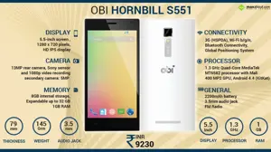 Quick Facts - OBI Hornbill S551