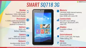 Quick Facts - SMART SQ718 3G
