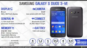 Quick Facts - Samsung Galaxy S Duos 3-VE