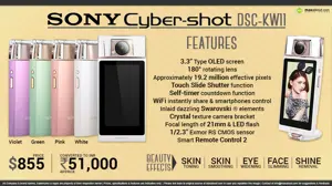 Sony Cyber-shot DSC-KW11 19.2MP Selfie Camera