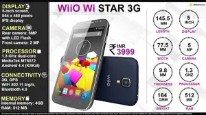 Quick Facts - Wiio Wi Star 3G