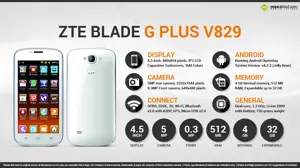 Quick Facts - ZTE Blade G Plus V829