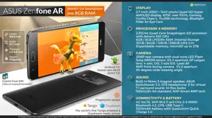 ASUS ZenFone AR – The World's 1st Smartphone with 8GB of RAM