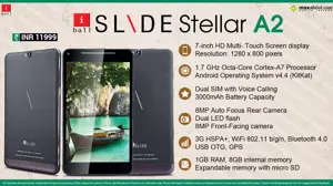 Quick Facts - iBall Slide Stellar A2
