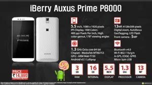 Quick Facts - iBerry Auxus Prime P8000