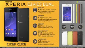 IFA 2014: Sony Xperia E3 & E3 Dual